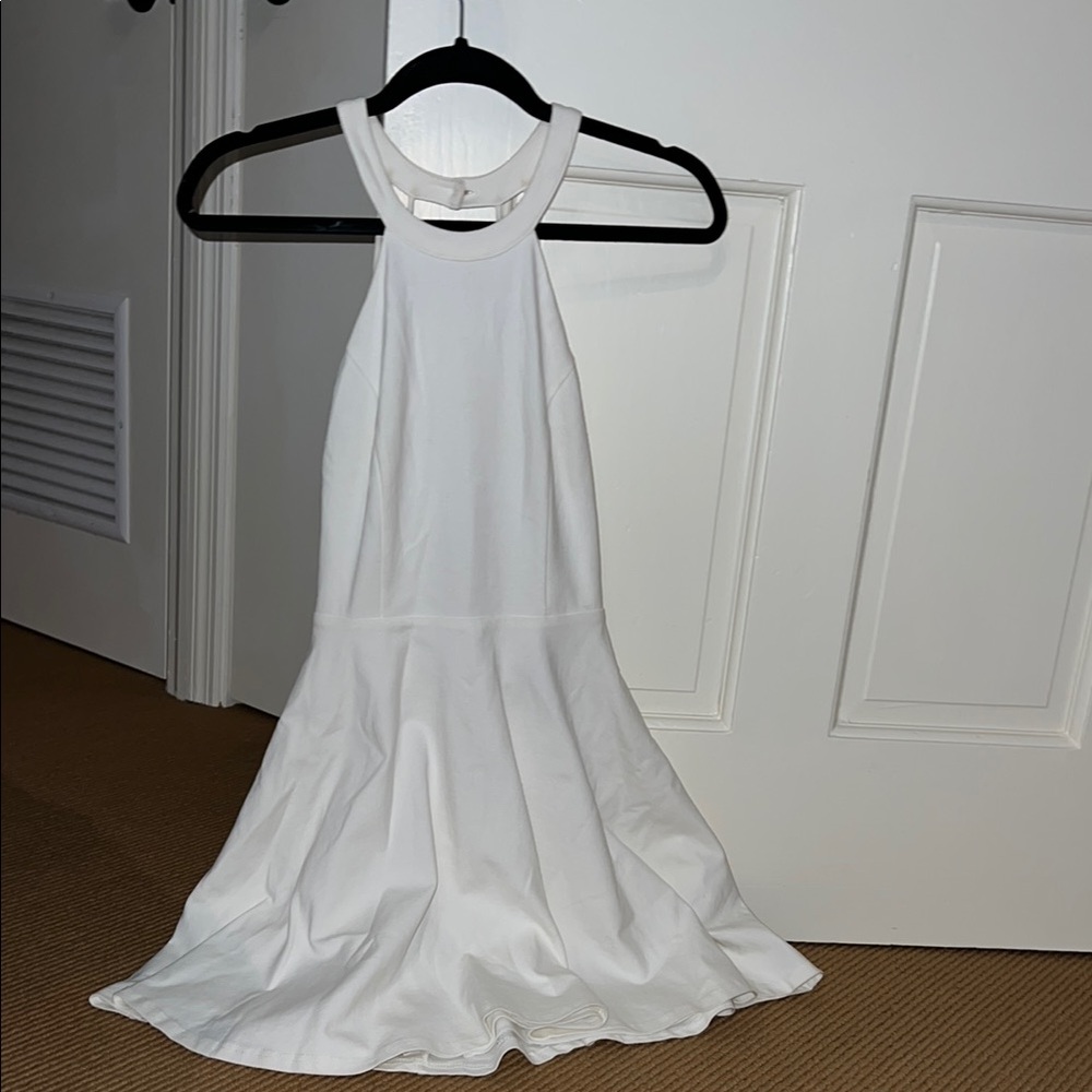 Lulu’s White Halter Dress